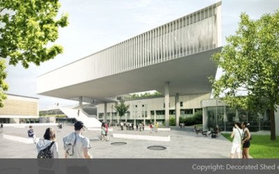 Library building of the Johannes Kepler University, Linz