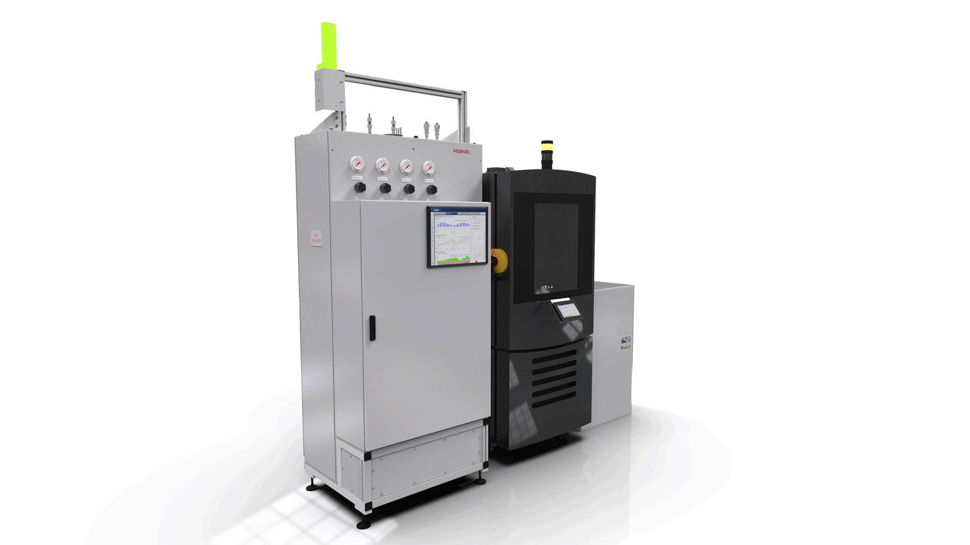 Entwicklungs-Prüfstand für Wasserstoff-Sensoren