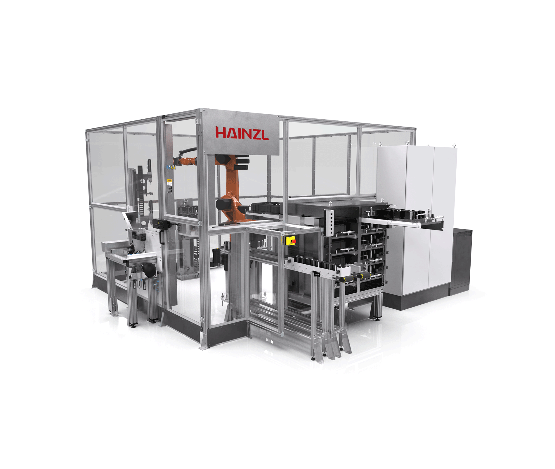 Prozessautomation, Fertigungszelle mit vollautomatischem Roboter